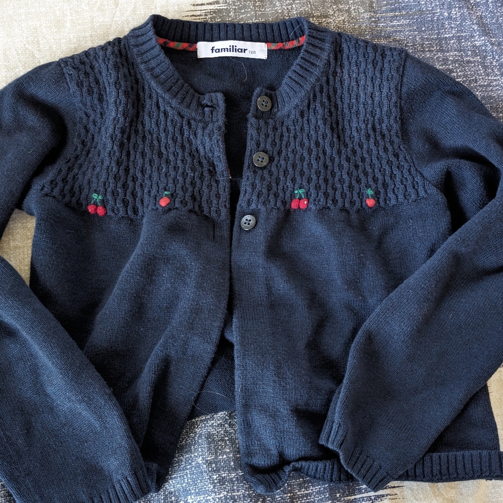 Blue Cardigan